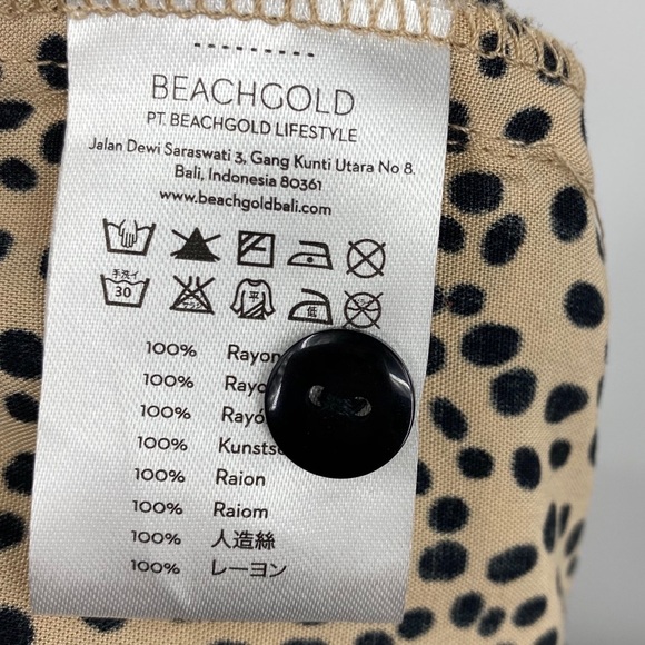 Anthropologie Beachgold Chelsea Leopard Romper NEW - Picture 7 of 7